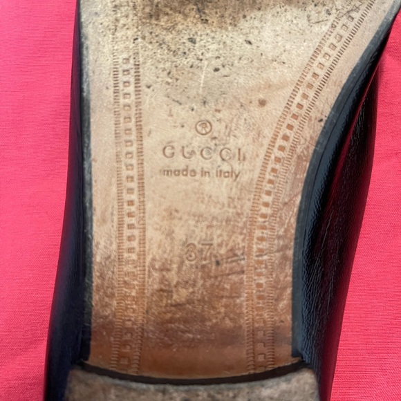 Gucci Women's Brixton Horsebit Convertible Slip-On Loafer Sz  37/7 Black - Picture 7 of 11